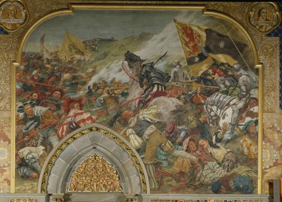 The Battle of Lauffen in 1534 by Peter Johann Theodor Janssen